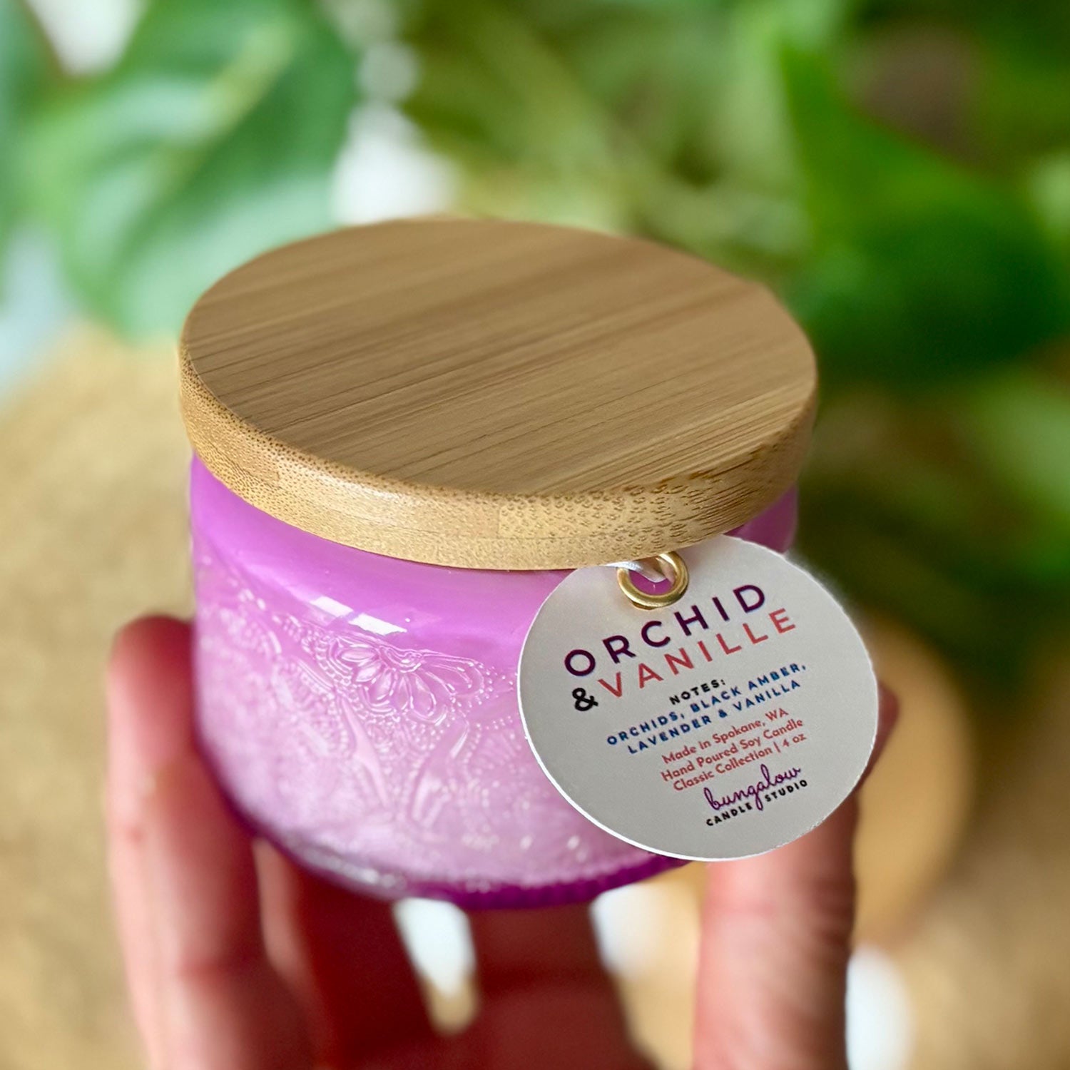 Orchid and Vanille Candle 4 oz