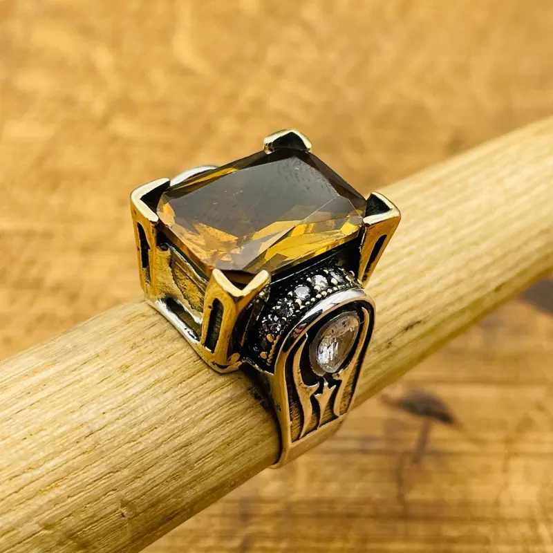 Turkish Handmade Sterling Silver Zultanite Ring - Magical Color-Changing Gemstone for Women