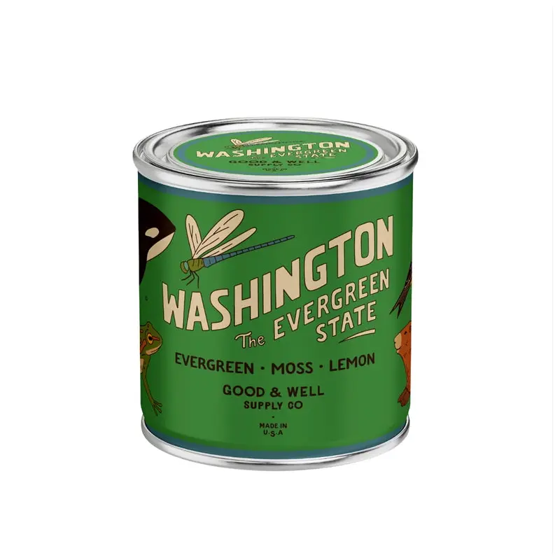 Washington The Evergreen State Candle