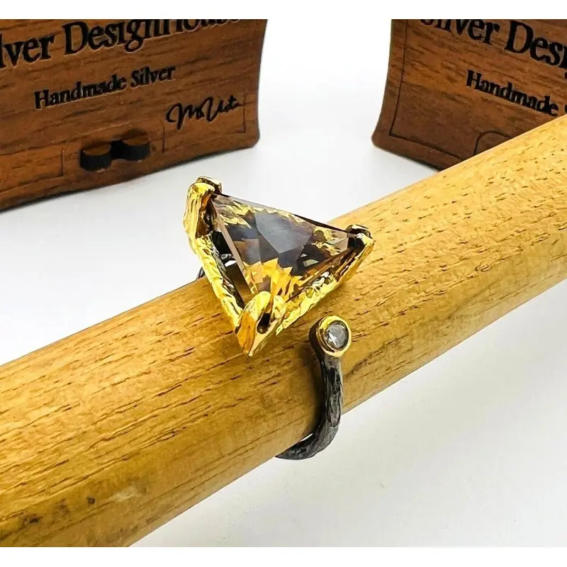 Handmade Turkish Zultanite Ring | Color Changing 925 Sterling Silver Women's Birthstone Jewelry