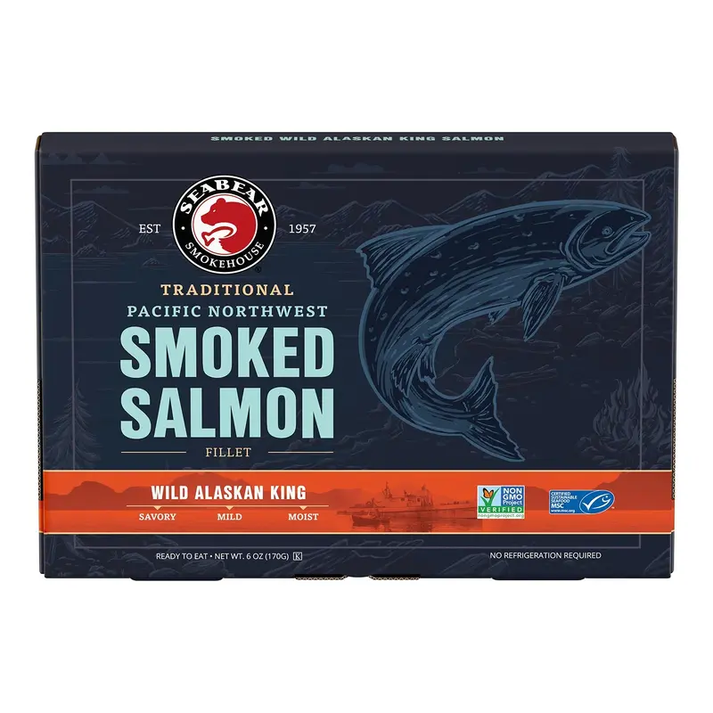 Smoked Wild King Salmon 6oz