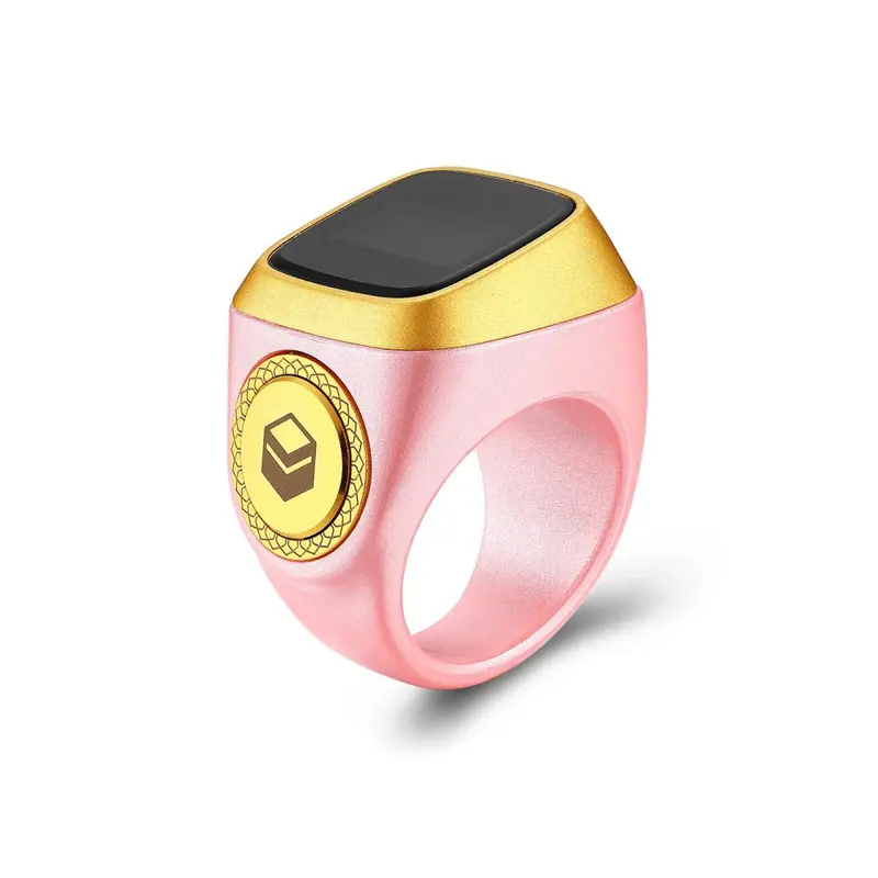 Azan Reader Digital Ring Tasbih Dhikrmatic - Pink