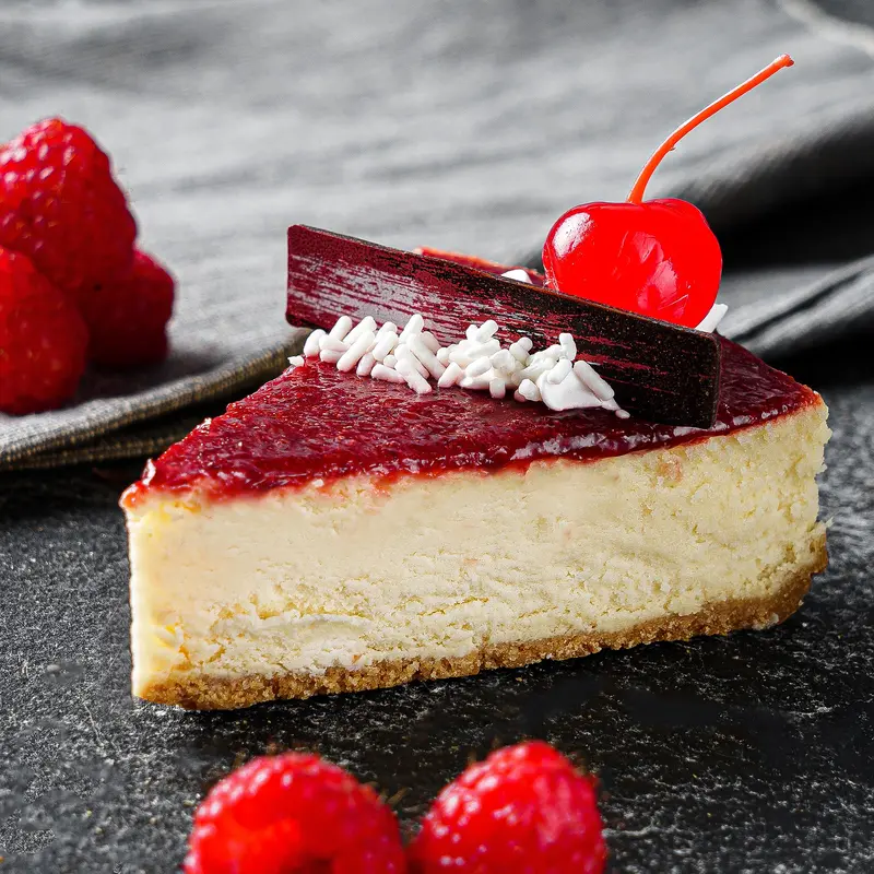 Cherry Cheesecake Slice