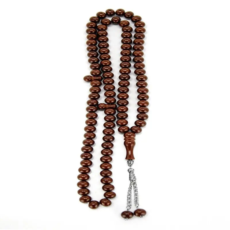 Dervish Tasbih 14 mm Acrylic, Brown
