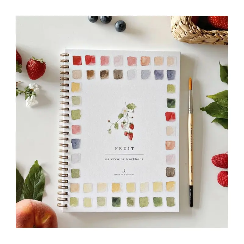 Fruit Watercolor Workbook