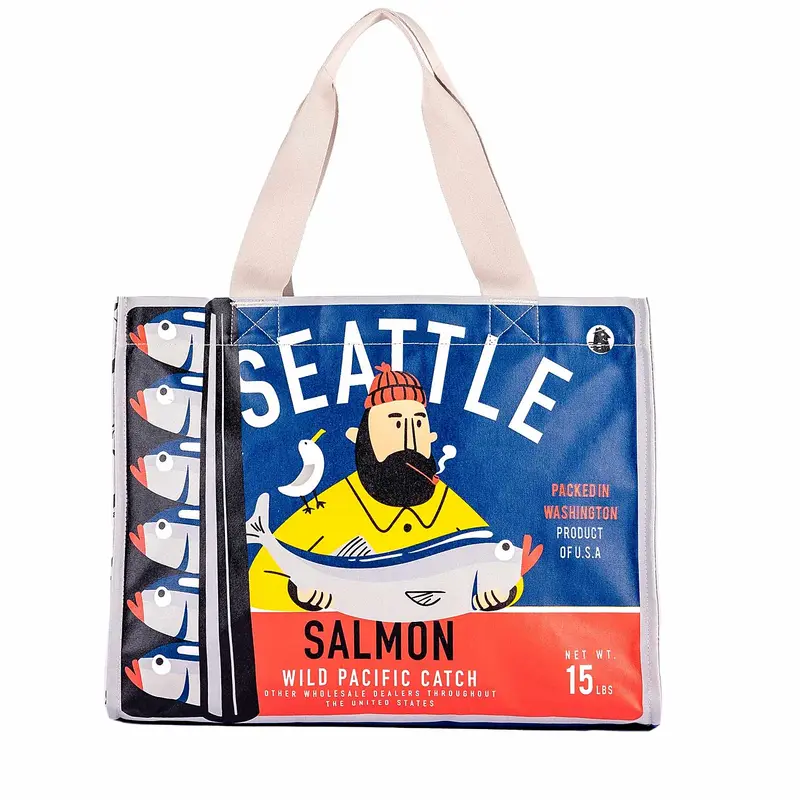 Seattle Salmon Can Wide Bag