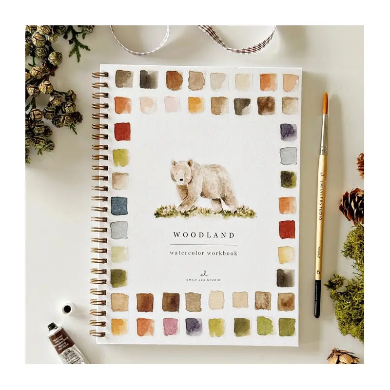 Woodland Watercolor Workbook