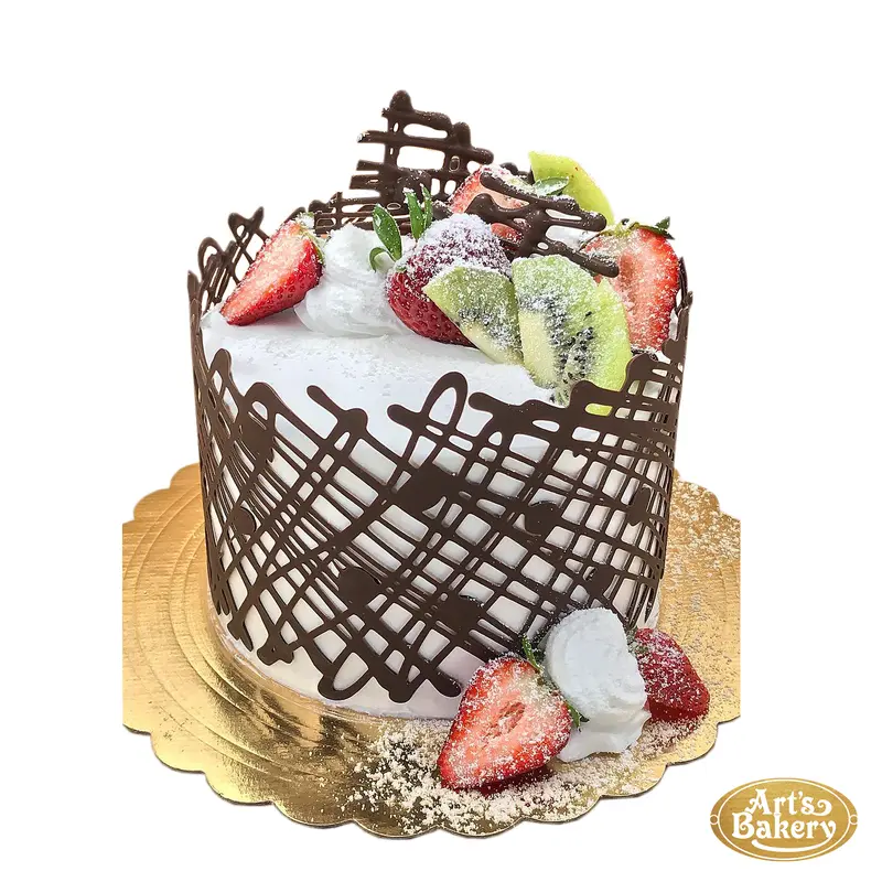 Chocolate Strawberry Kiwi Cake