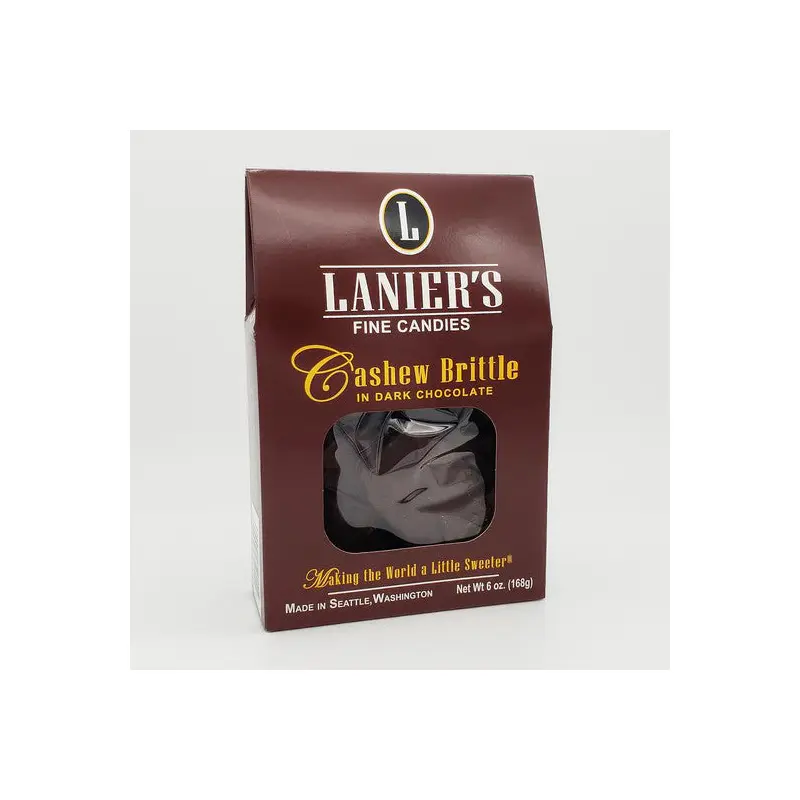 Dark Chocolate Cashew Brittle with Honey