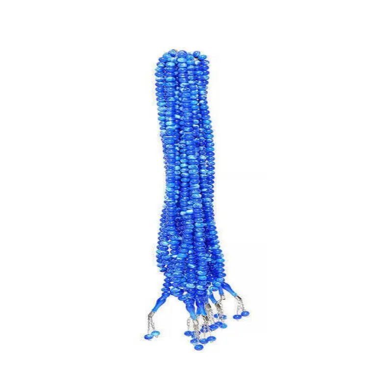 Hajj Umrah Gift Tasbih, 99 Beads 8mm  (10 Pieces) - Blue