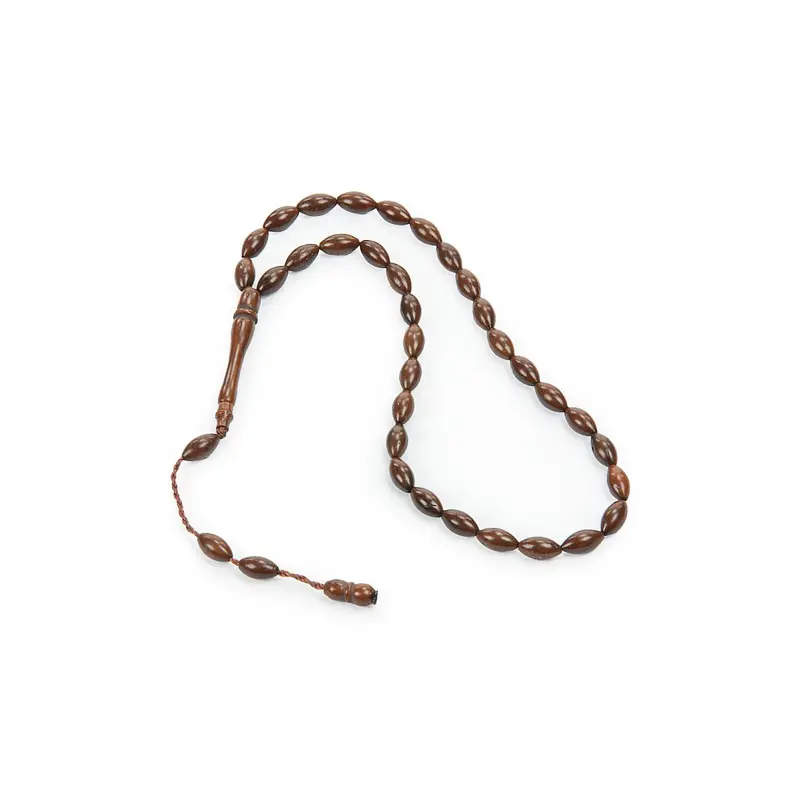 Kuka Wood Tasbih - 33 Beads - 4.5 MM - Barley Cut