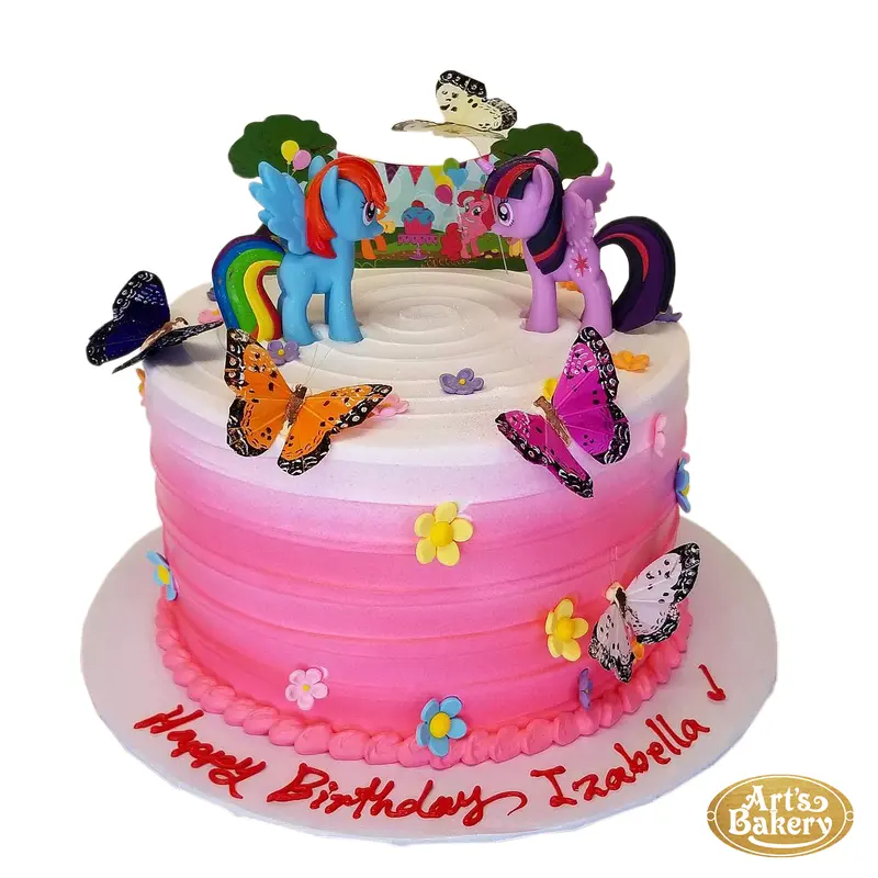 My Little Pony with Butterflies Cake 35