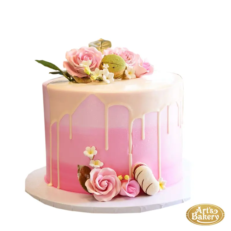 Pink Flower Cake 91