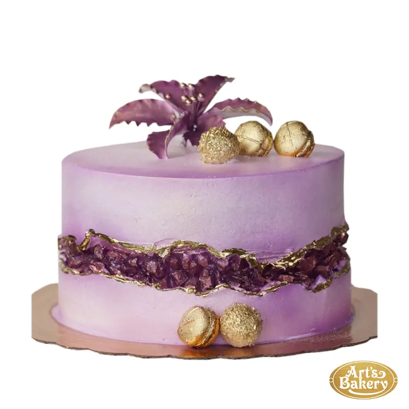 Purple Jewel Design Cake 138