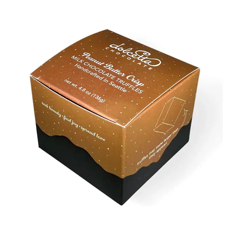 49% Milk Chocolate Peanut Butter Crisp Truffles