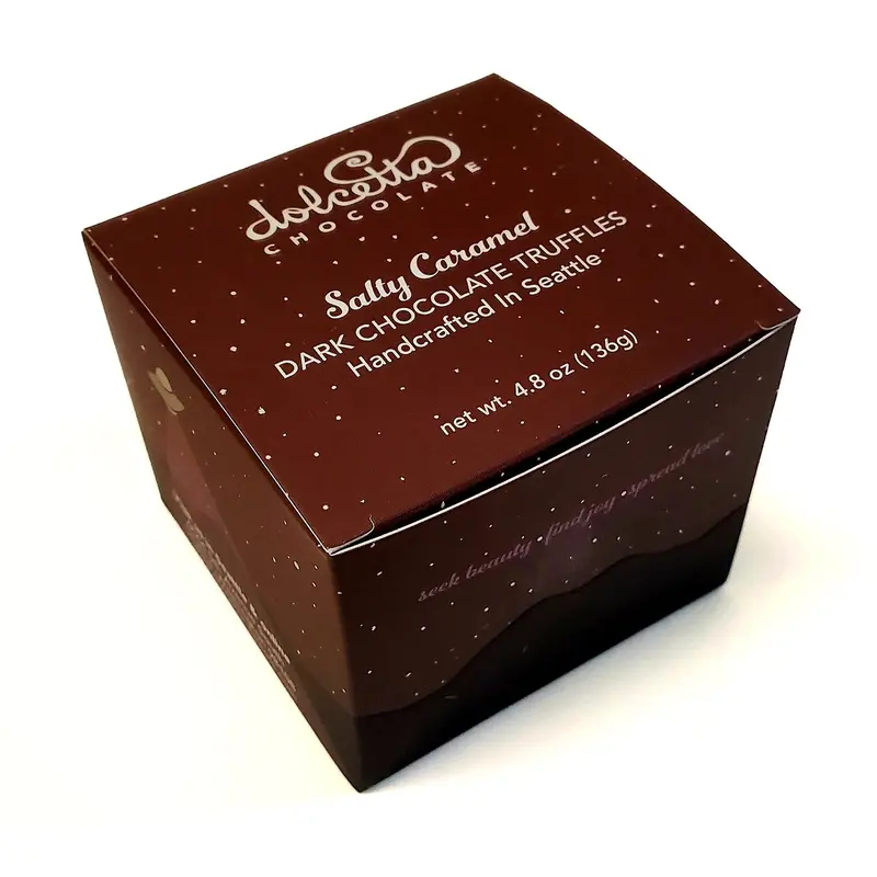 60% Dark Chocolate Salty Caramel Truffles