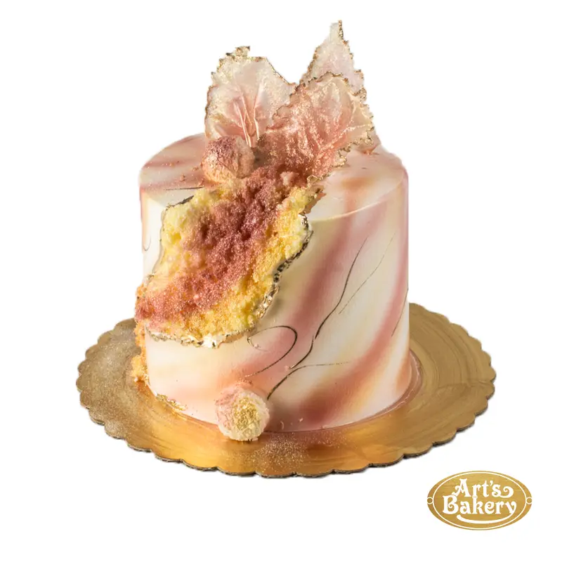Beautiful Pastel Pink Cake 313