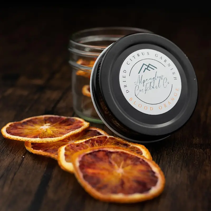 *Dehydrated Blood Orange Garnish