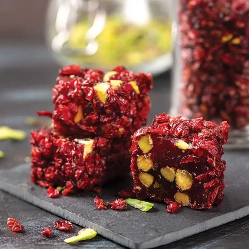 Ganik Sarsultan | Turkish Delight Pistachio Pomegranate Wick with Barberries