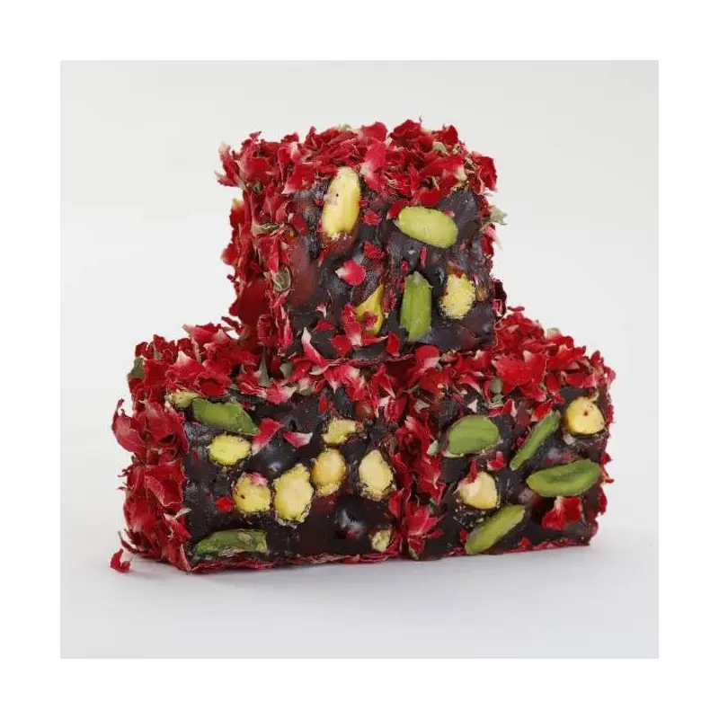 Ganik Sarsultan | Turkish Delight Pistachio Pomegranate Wick with Rose Petals