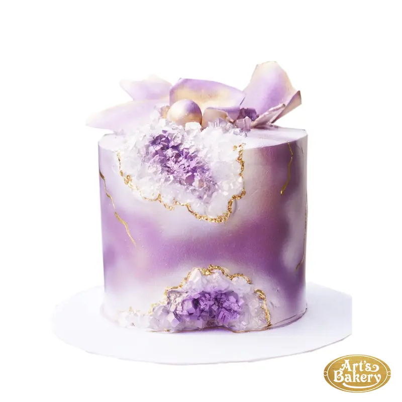 Purple Amethyst Crystal Cake 75
