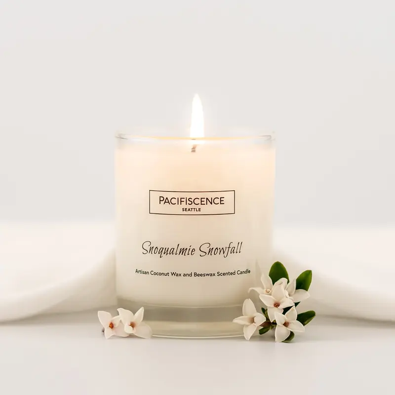 Snoqualmie Snowfall Vanilla & Frangipani Candle