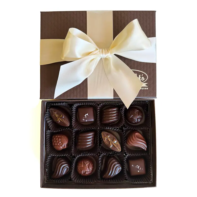 Specialty Truffle Chocolate Box, 12 pc