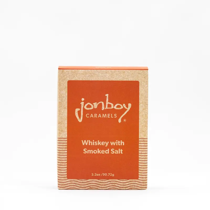 *Whiskey Smoked Salt Caramels - 3.2 oz box