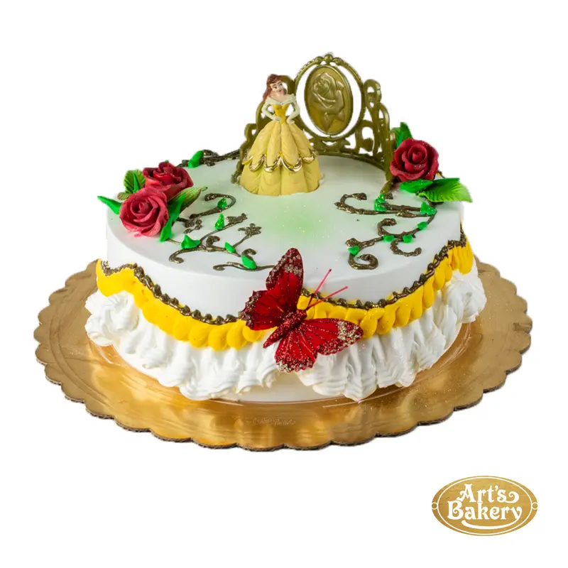 Yellow Gown Princess Cake 317