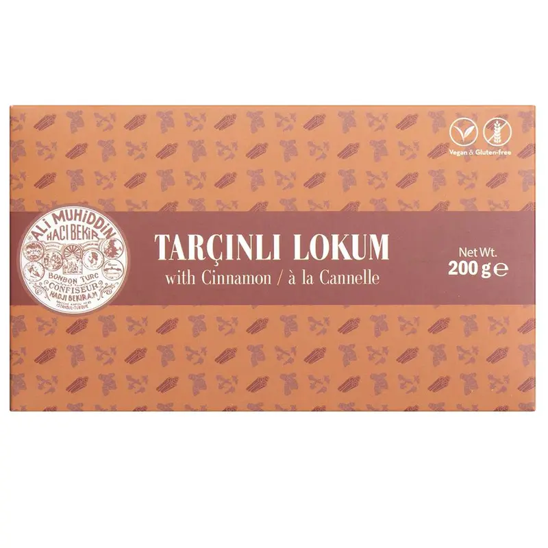 Haci Bekir Exclusive Turkish Delight With Cinnamon - Unique Consistency Lokums