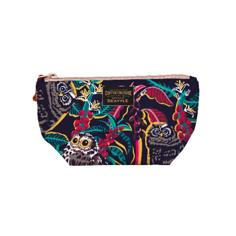 SEA Coffee Culture Brown Night Owls Medium Pouch