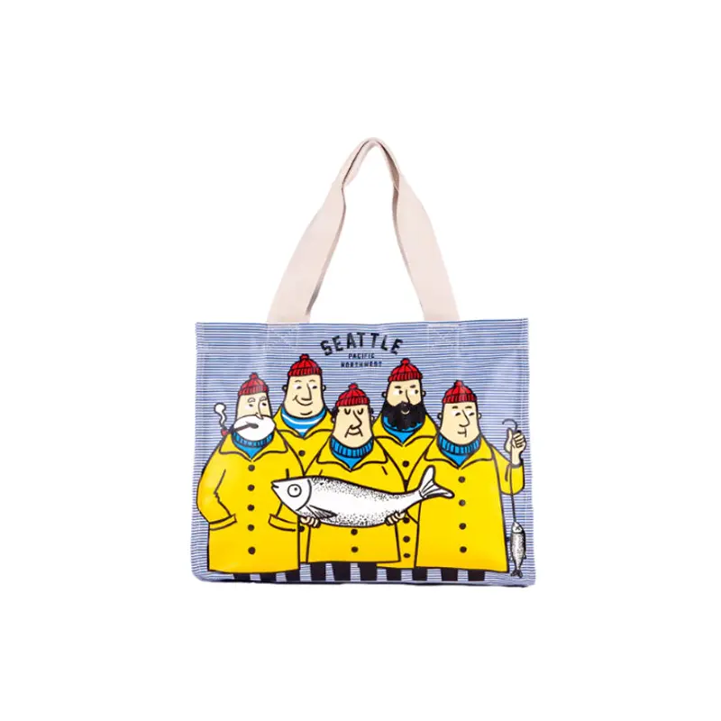 SEA Fishermen Travel Tote Pinstripes