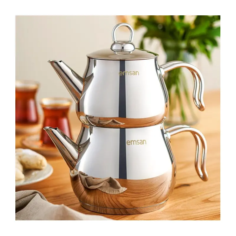 Emsan Lina Midi Tea Set Stainless Steel