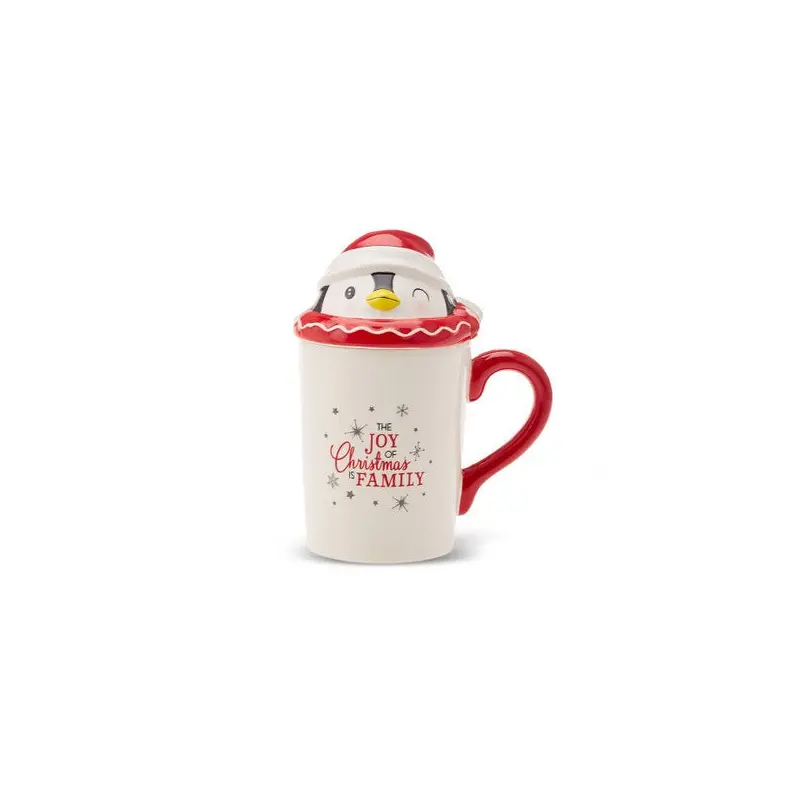 Karaca New Year Penguin Lid Mug
