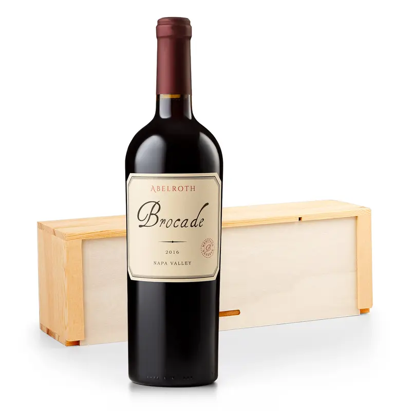 Abelroth Brocade Napa Valley Meritage Reserve Wine Crate