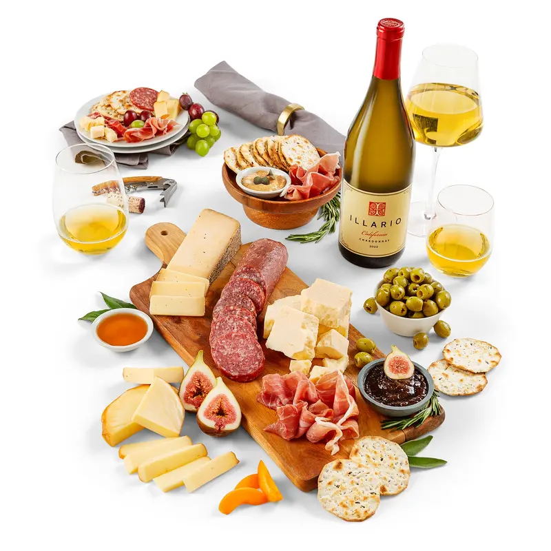 Artisan Cheese & Charcuterie Experience with Illario Chardonnay