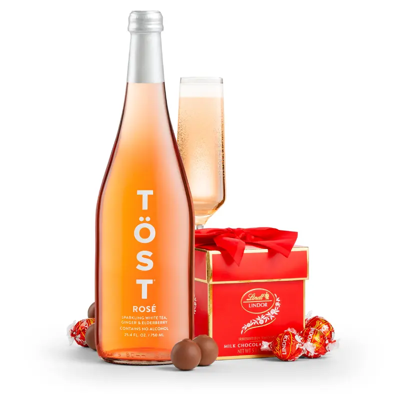 Classic LINDOR Truffle Box with Tst Sparkling Ros