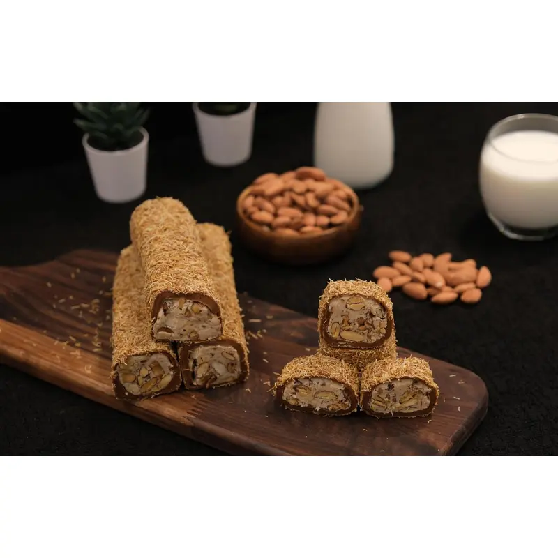 La Tienda De Pepe | Kadaif Caramel Almond Turkish Delight