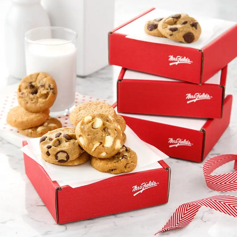 12 Nibblers Bite-Sized Cookies Sampler Box - Case of 12