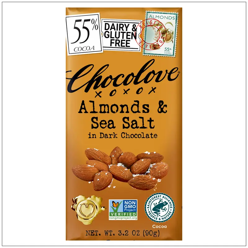 Almonds & Sea Salt in Dark Chocolate