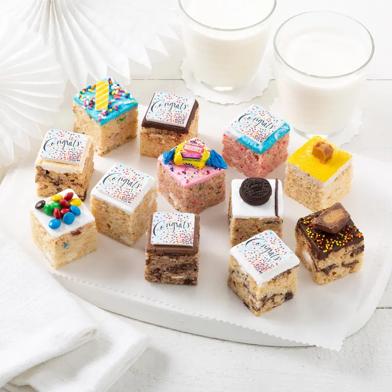 Congrats Rice Krispie Mini Gift Box