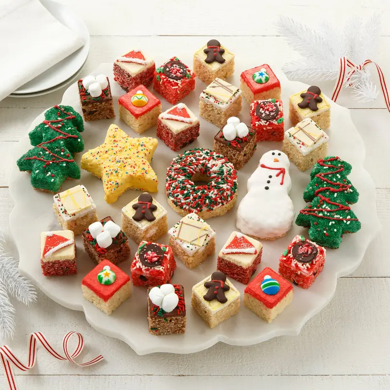 Christmas Deluxe Rice Krispie Gift Box