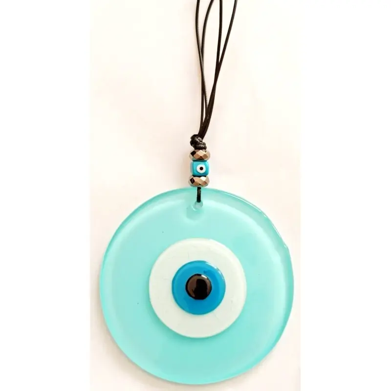 Turquoise Color Nazar Beaded Handmade Wall Ornament