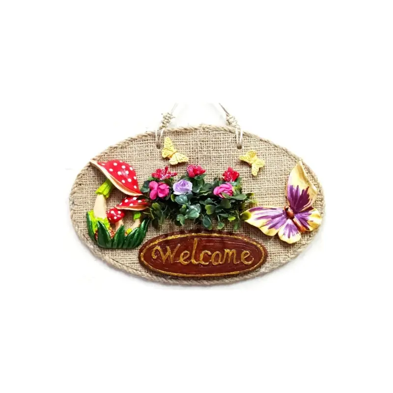 Life Garden Welcome Printed Door And Wall Ornament