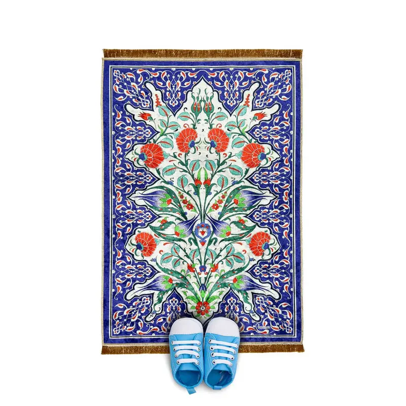 Bursa Ipek | Saks Velvet Children's Prayer Rug