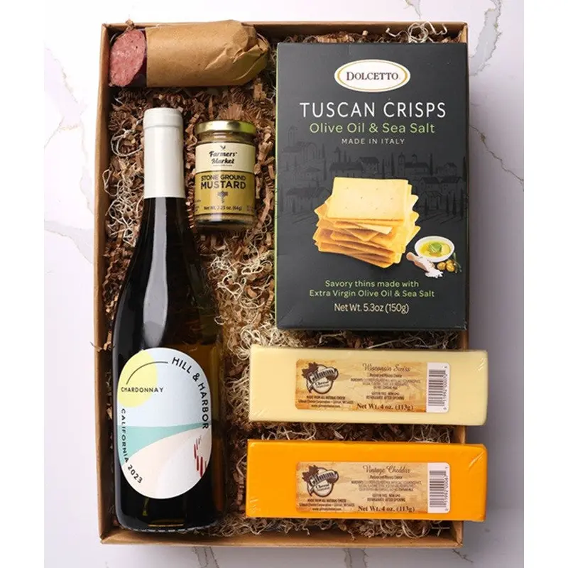 Charcuterie & White Wine Gift Box