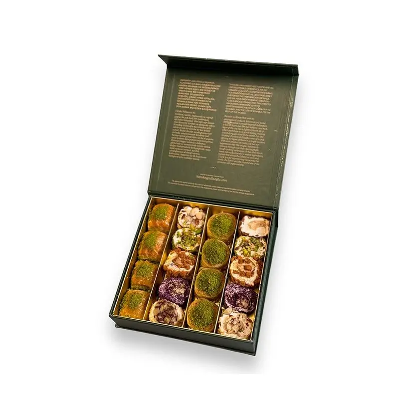 Karakoy Gulluoglu Premium Turkish Baklava & Delight Gift Box | Assorted Pistachio, Walnut Sweet Pastries
