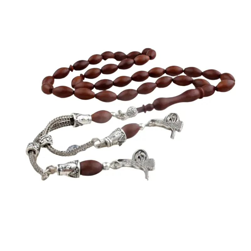 Tesbihevim | Kuka Wood Tasbih with Metal Tassel