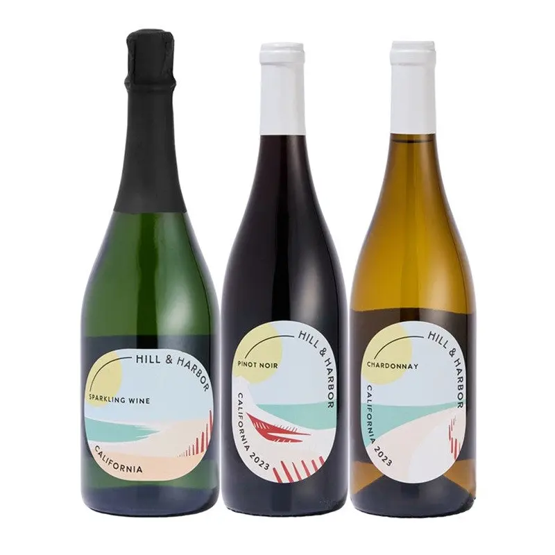 Hill & Harbor Red, White & Sparkling Wine Trio