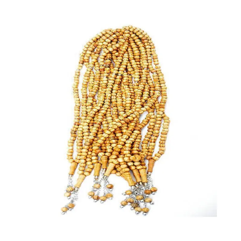 Wooden 99 Beads Tasbih (10 Pieces)